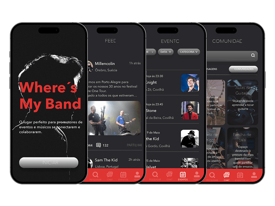 Where's My Band Mockup